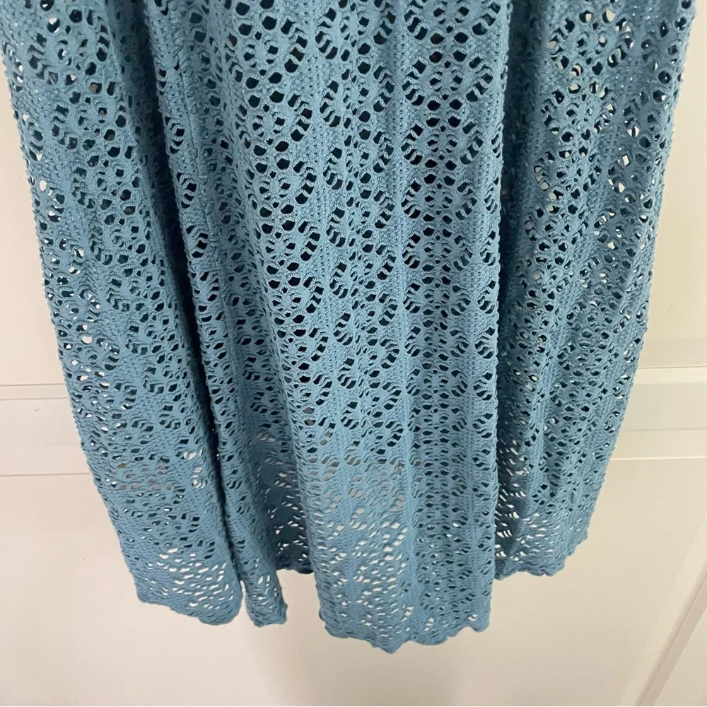 Free People FP Beach Open Knit Crochet High Low Cover Up Dress S 26836 - Picture 7 of 11